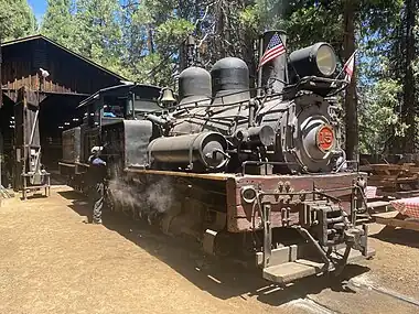 No. 15 leaving the engine house.