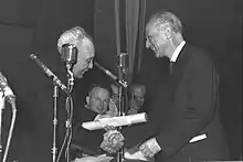 Karl Frankenstein (right)