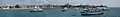 &nbsp;A panorama of Zanzibar, Tanzania, particularly the Stone Town, taken from the Indian Ocean