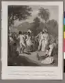 Etching titled A Negro Festival drawn from Nature in the Island of St Vincent/from an original in the collection of Wm. Young