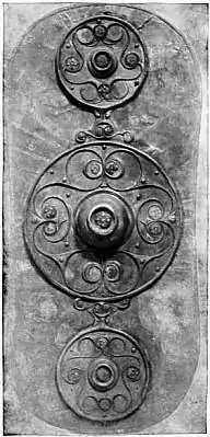 1911 Britannica-Archaeology-Bronze shield.png