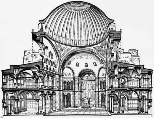 1911 Britannica-Architecture-Sophia interior.png