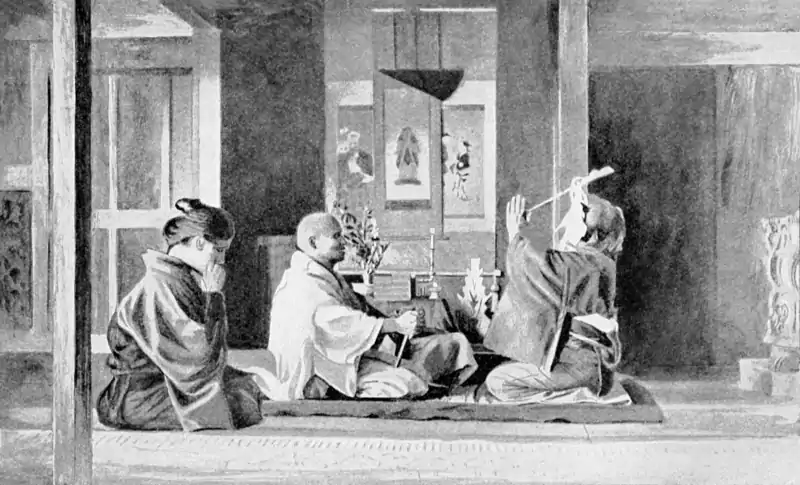 A Buddhist divine possession (Occult Japan).png