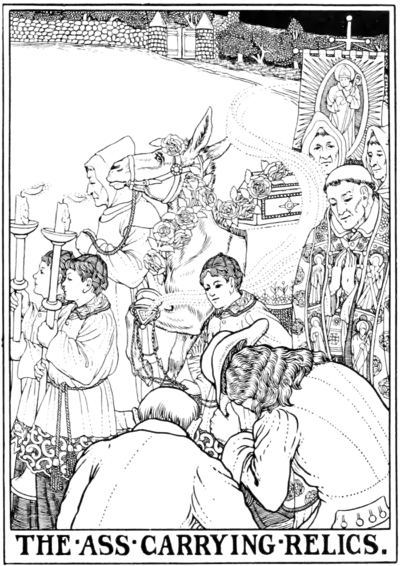 The Ass carrying Relics.