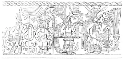 Figures on the Wall of the Sculptured Chamber.