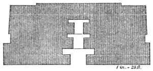 Tikál - Plan of Temple D