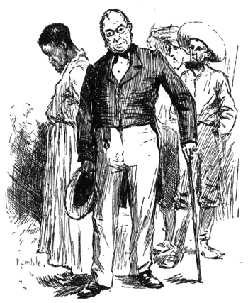 doctor speaking, men listening