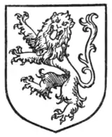 Fig. 285.—Lion rampant guardant.