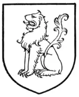 Fig. 304.—Lion sejant.