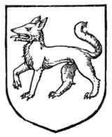 Fig. 340.—Wolf passant.