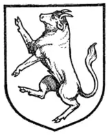 Fig. 375.—Bull rampant.