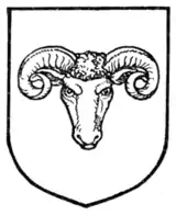 Fig. 400.—Ram's head caboshed.