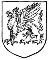Fig. 420.—Gryphon Statant.