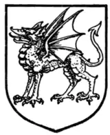 Fig. 426.—Dragon statant.