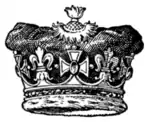 Fig. 647.—Coronet of the younger children of the Sovereign.