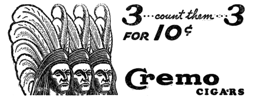 Cremo Cigars Ad on page 53