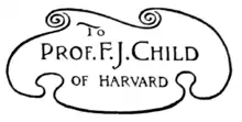 TO PROF.F.J. CHILD OF HARVARD