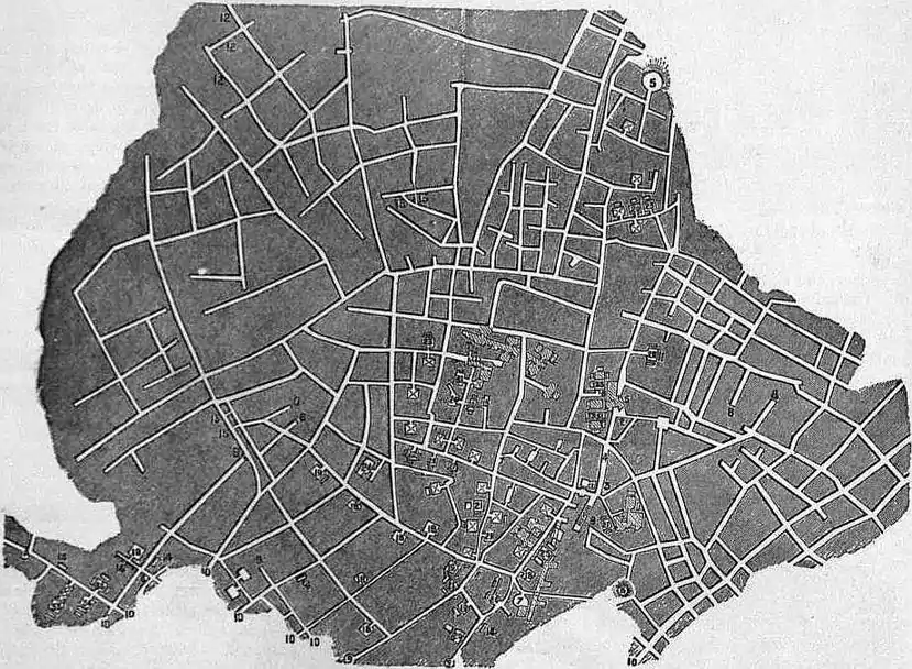 EB1911 Catacomb - Fig. 1.—Plan of part of the Cemetery of Sant’ Agnese.jpg