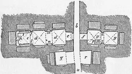 EB1911 Catacomb - Fig. 13.—Plan of a supposed Church, Catacomb of Sant’ Agnese.jpg