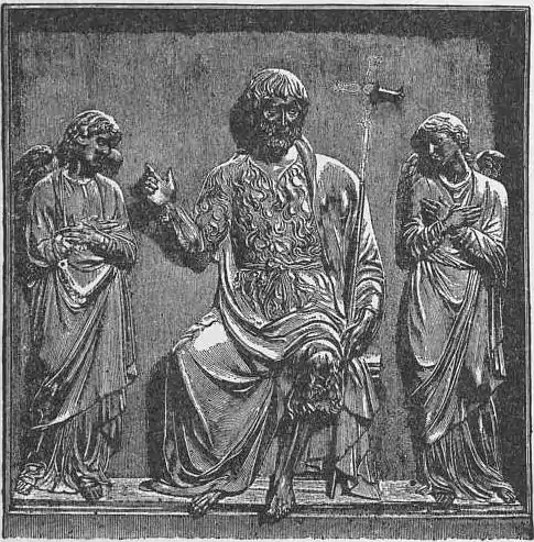EB1911 Della Robbia - Fig. 1.—Bronze Relief of one of the Latin Doctors.jpg