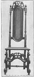 EB1911 Furniture Fig. 5.—Painted and carved High-Back Chair; about 1660.jpg