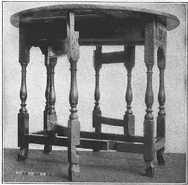 EB1911 Furniture Plate II Fig. 6.—Oak Gate-Legged Table.jpg