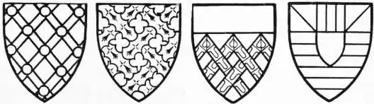 EB1911 Heraldry - Trussel, Giffard, Wyvile, Mortimer.jpg