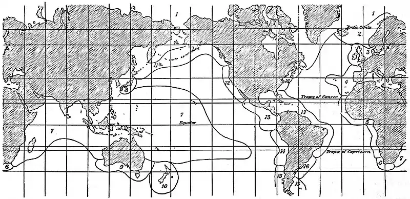 EB1911 Plankton - epibenthic gastropods and lamellibranchs provinces.jpg