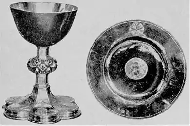 EB1911 Plate - Gold Chalice and Paten of Bishop Foxe.jpg