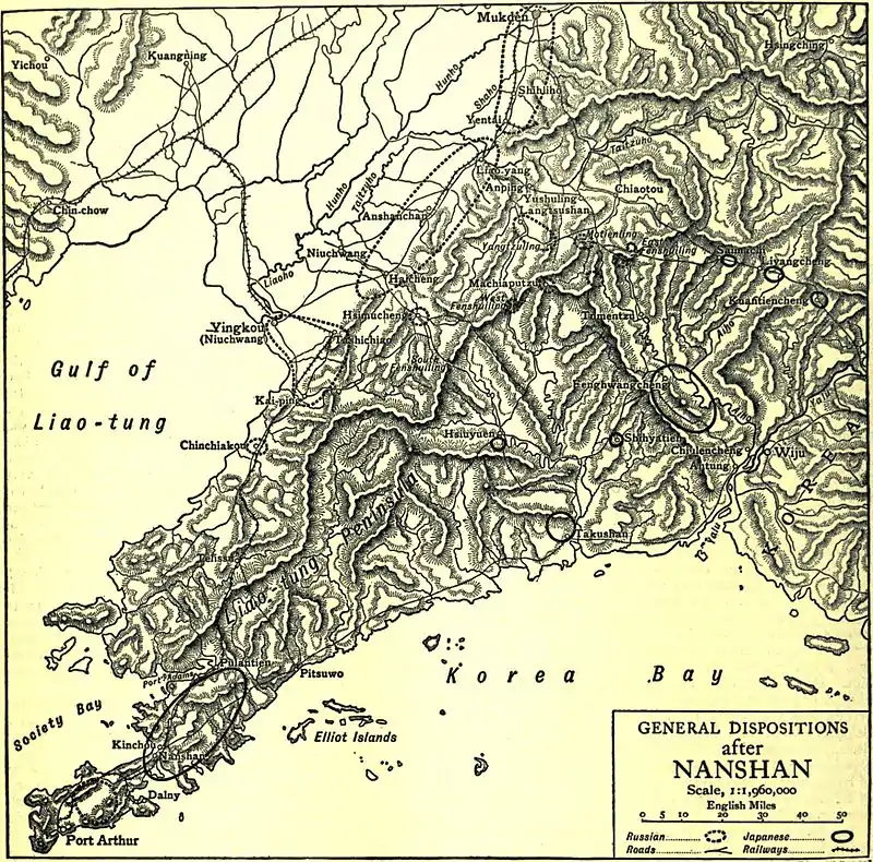 EB1911 Russo-Japanese War - General dispositions after Nanshan.jpg