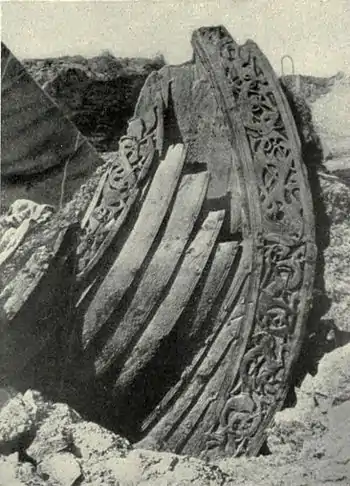 EB1911 Scandinavian Civilization - part of the Oseberg Viking ship.jpg