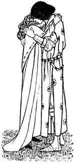 Early poems of William Morris - Florence Harrison illustration at page 165.png