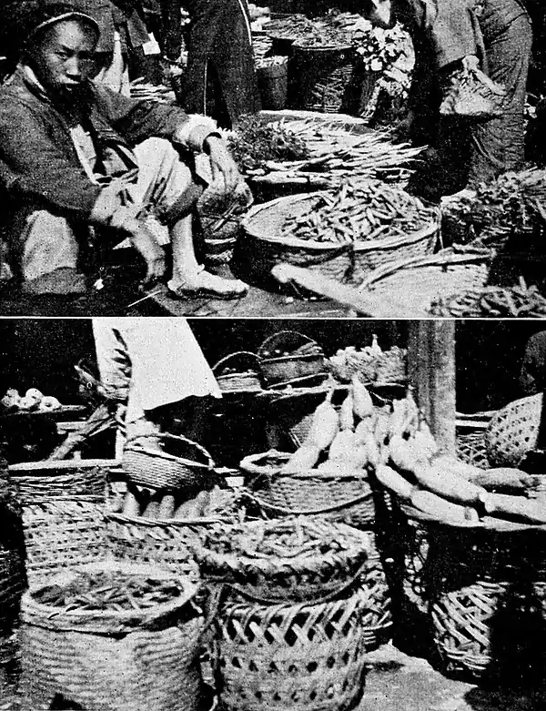 Farmers of forty centuries - Boone Road vegetable market, Shanghai, China.jpg
