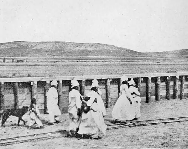 Farmers of forty centuries - Korean women in their stiff white clothing.jpg