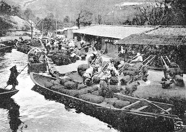 Farmers of forty centuries - Loading rice, Japan.jpg