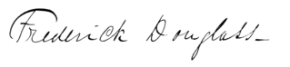 Frederick douglass signature