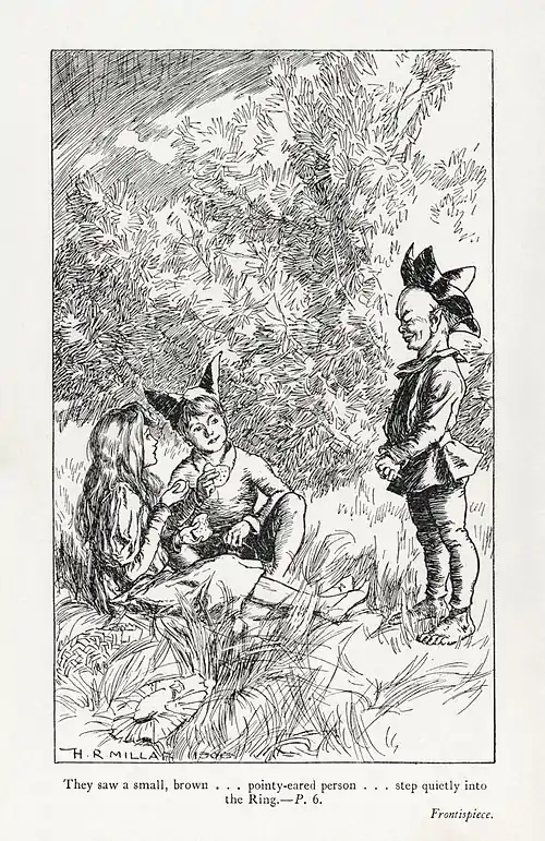 They saw a small, brown … pointy-eared person … step quietly into the Ring.