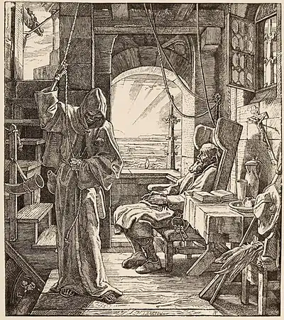 Fig. 73.—Death as a Friend