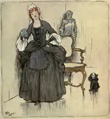 Illustration facing page 24 of The Perverse Widow and The Widow, 1909.png