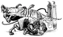 Illustrations inset at page 14 of Indian Fairy Tales (1892).png