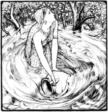 Illustrations inset at page 41 of Indian Fairy Tales (1892).png