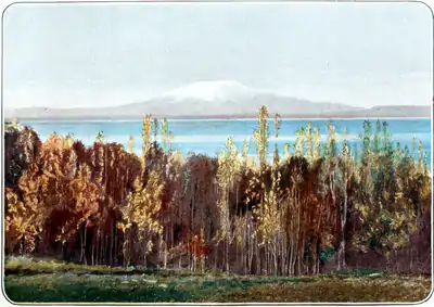 Lake Van with Sipan from Artemid