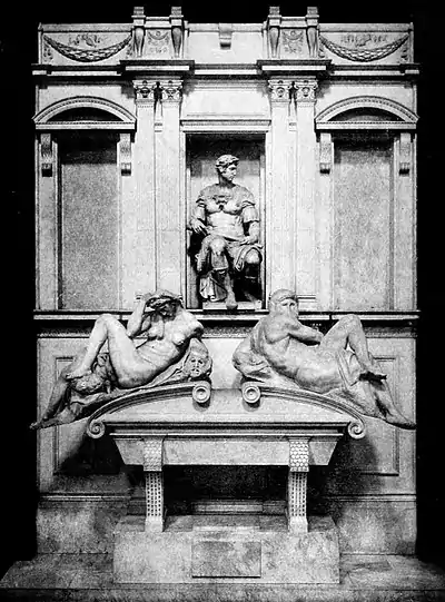 Life of Michael Angelo, 1912 - Tomb of Giulino de Medici.jpg