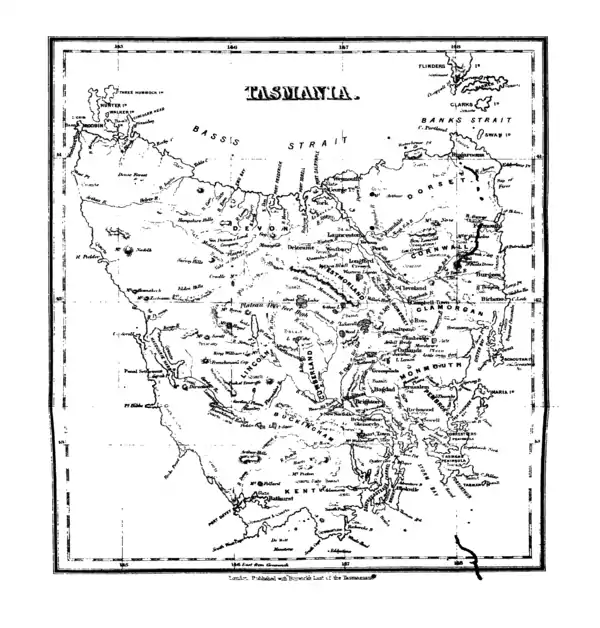 Map of Tasmania (Last of the Tasmanians).png