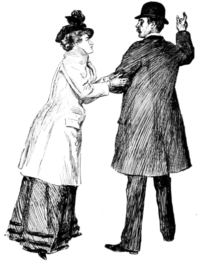 "'SHE SEIZED MY SLEEVE AND PULLED ME BACK WITH CONVULSIVE STRENGTH'"