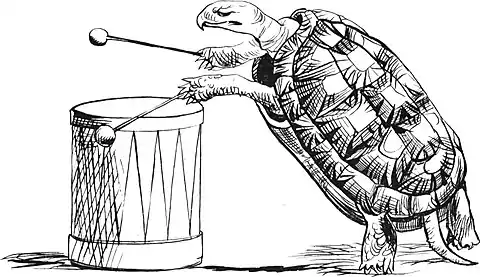 More Nonsense, Pictures, Rhymes, Botany, etc. (1872), The Tumultuous Tom-tommy Tortoise.jpg