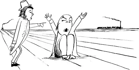 More Nonsense, Pictures, Rhymes, Botany, etc. (1872), There was an Old Man at a Junction.jpg