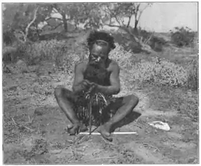Native tribes of South-East Australia Fig 54 - Urabunna man making fire.jpg
