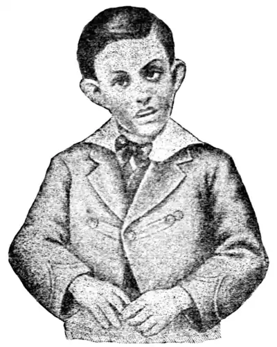 Nine year old boy, with disability, on admittance to Séguin's school (Labour and Childhood).png