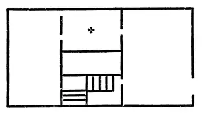 P 273, map of upper floor-The leavenworth mystery.png